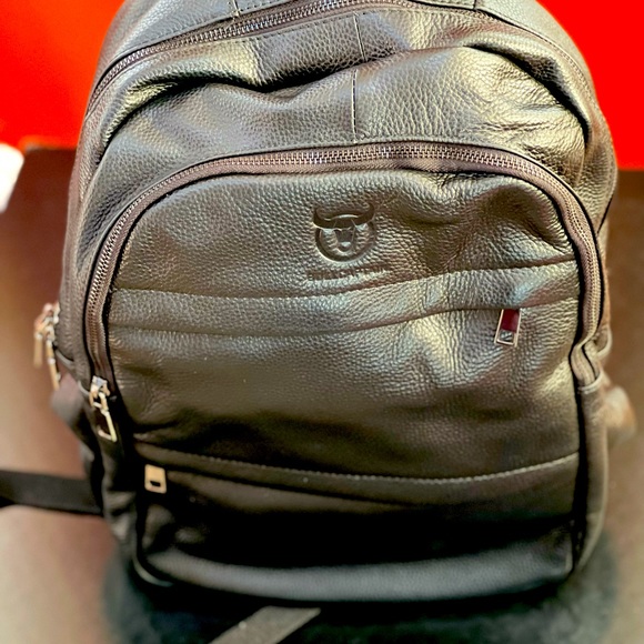 Bull Captain leather backpack - Picture 3 of 5